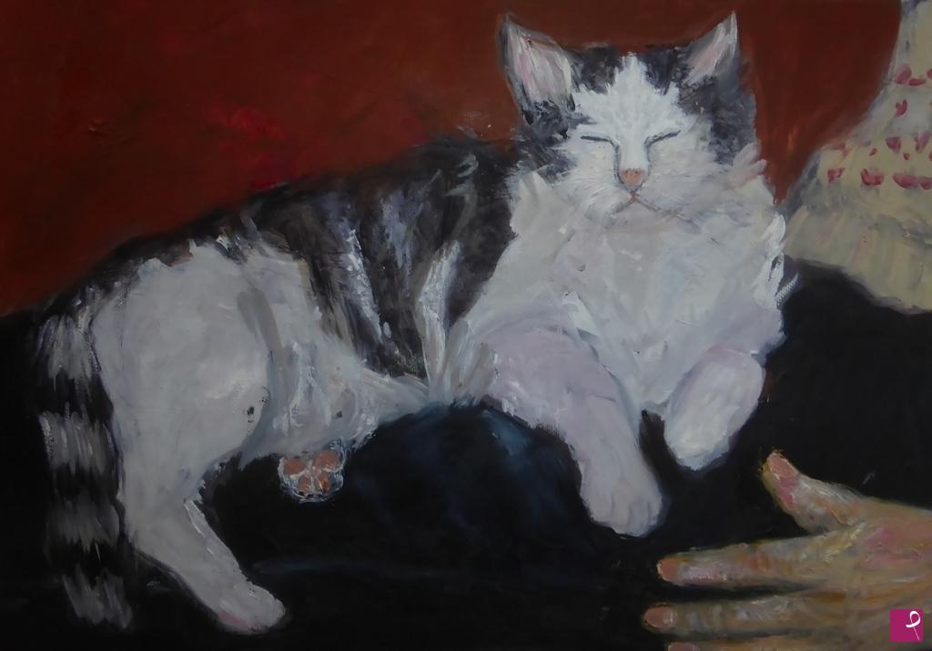 quadri in vendita online - Balthus in relax