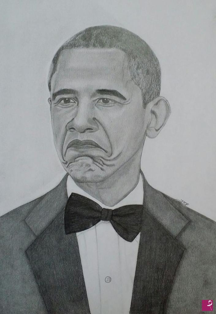 quadri in vendita online - Barack Obama (Not Bad)