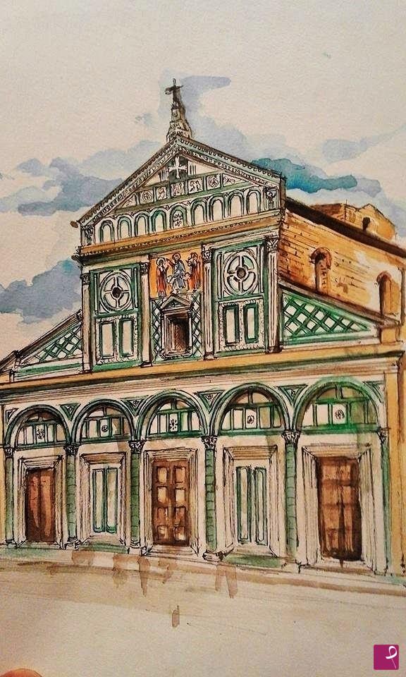 quadri in vendita online - Basilica di San Miniato a Firenze