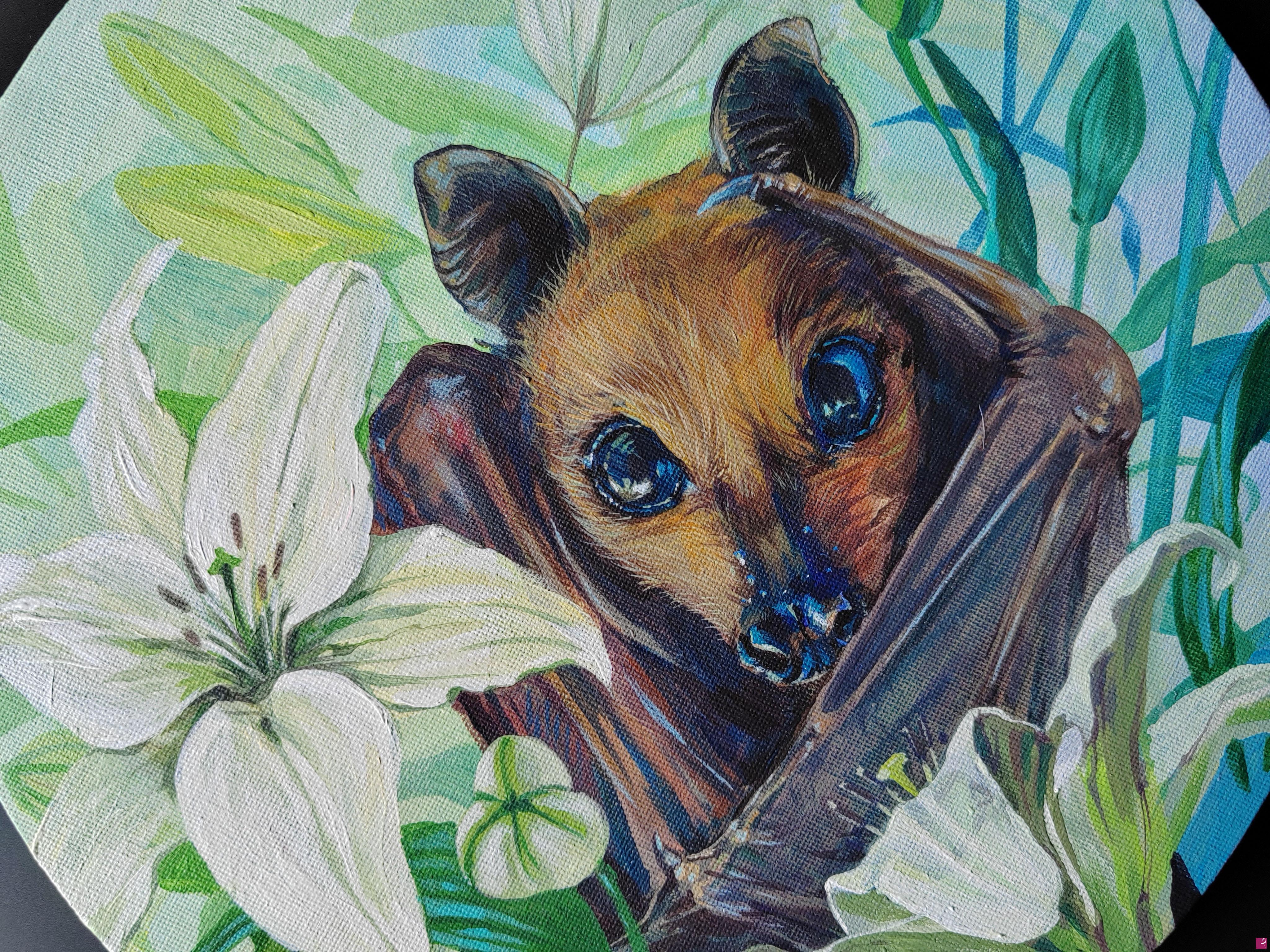 quadri in vendita online -  Bat Lily