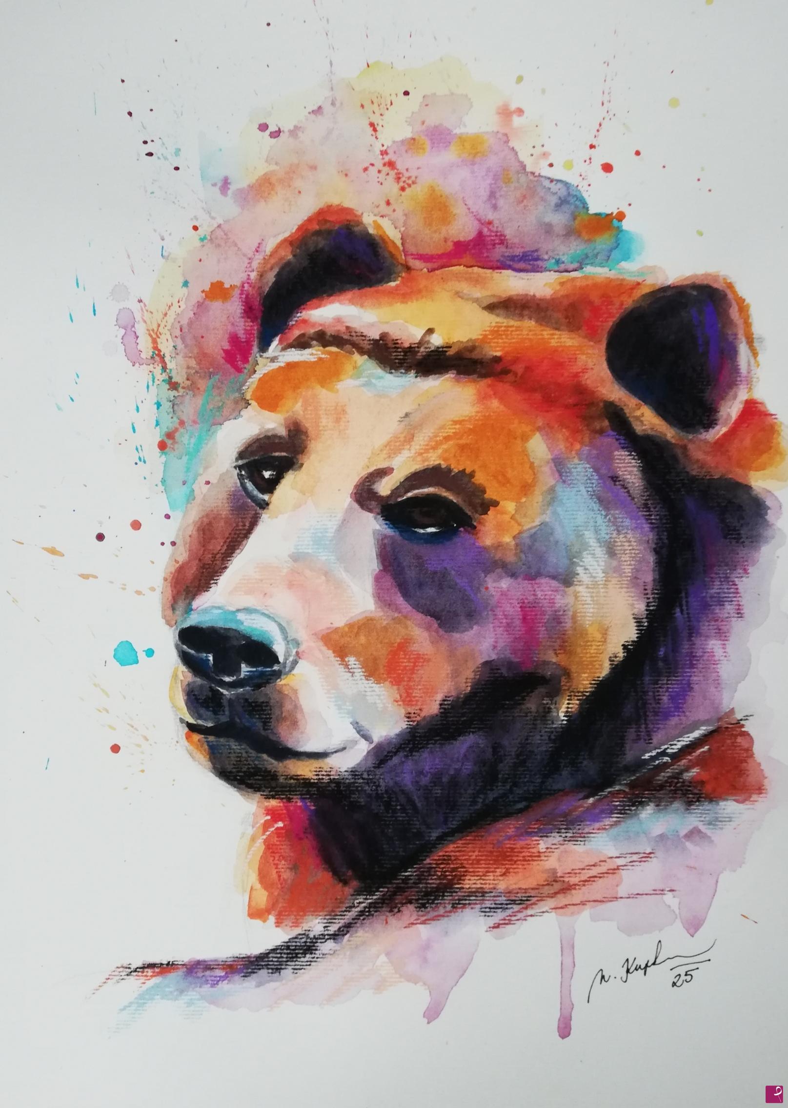 quadri in vendita online - Bear