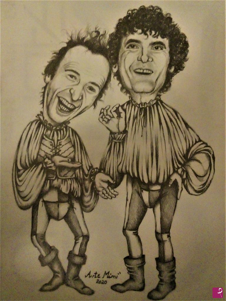 quadri in vendita online - Benigni e Troisi