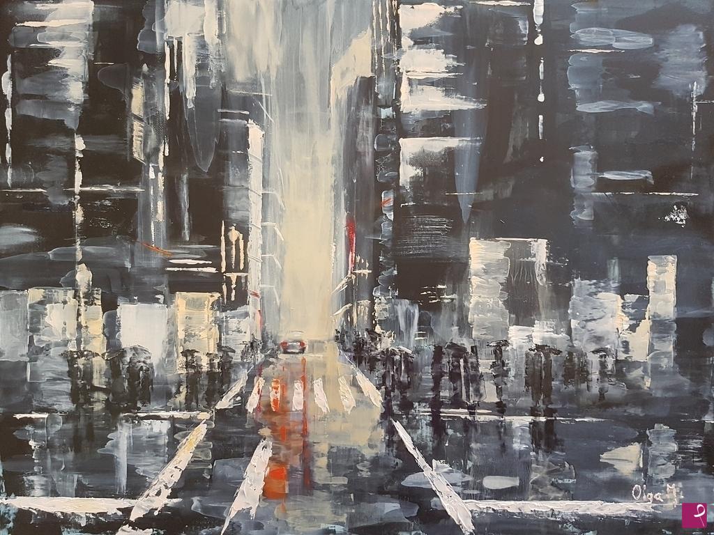 quadri in vendita online - Between Lights And Rain