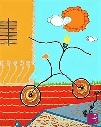 quadri in vendita online - bicicletta