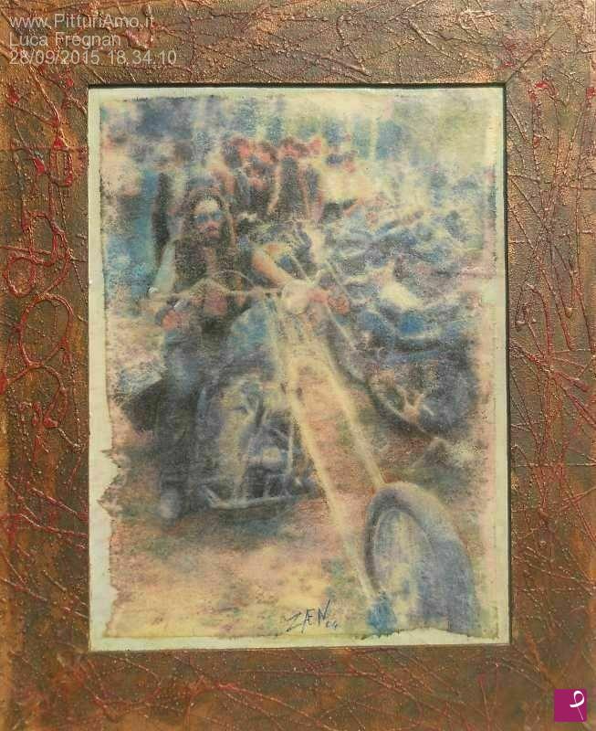 quadri in vendita online - Biker