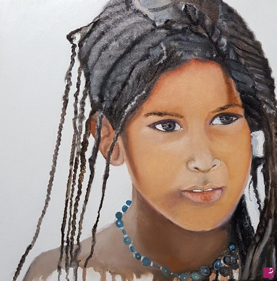 quadri in vendita online - bimba tuareg