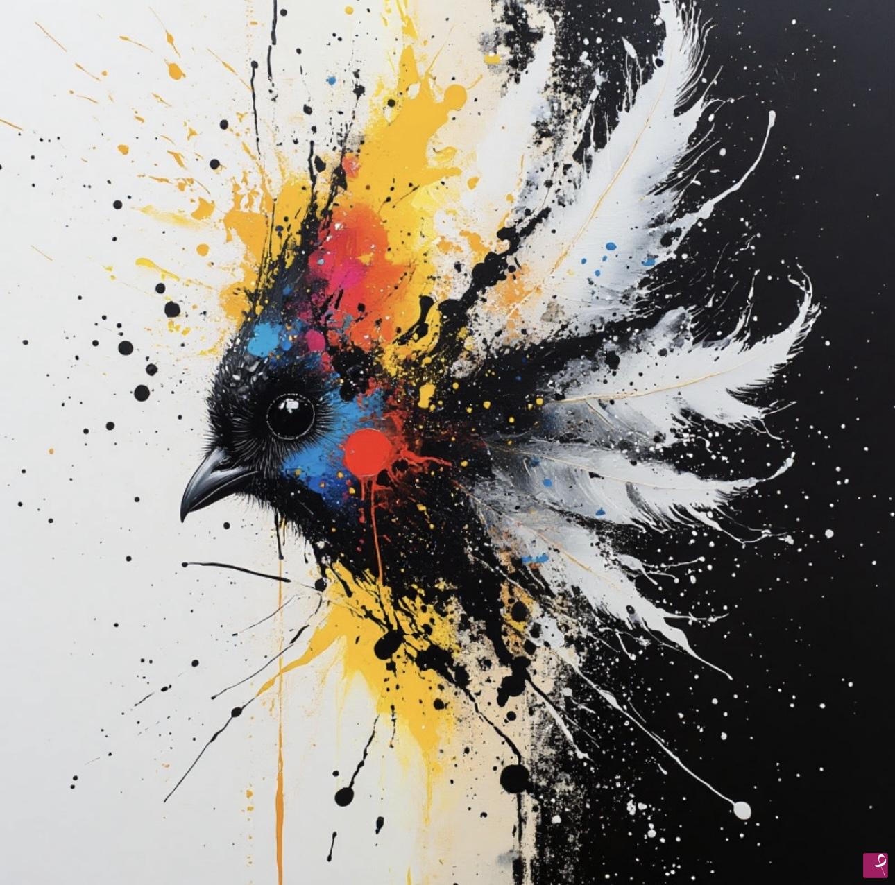 quadri in vendita online - Bird 