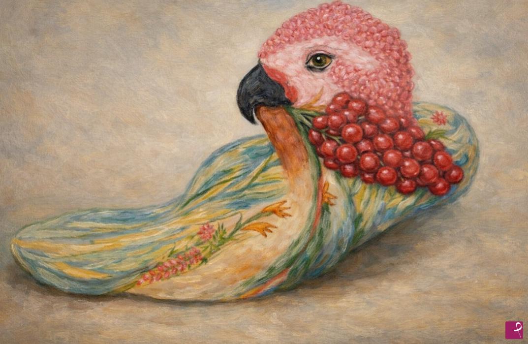 quadri in vendita online - Bird of paradise