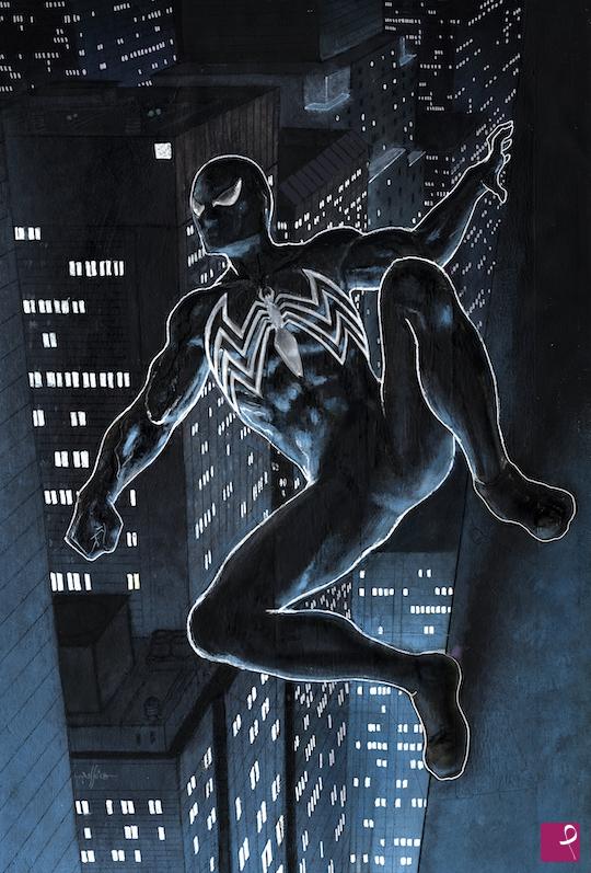 quadri in vendita online - Black Spider-man