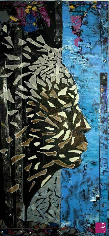 quadri in vendita online - Blue, a kind of Davis