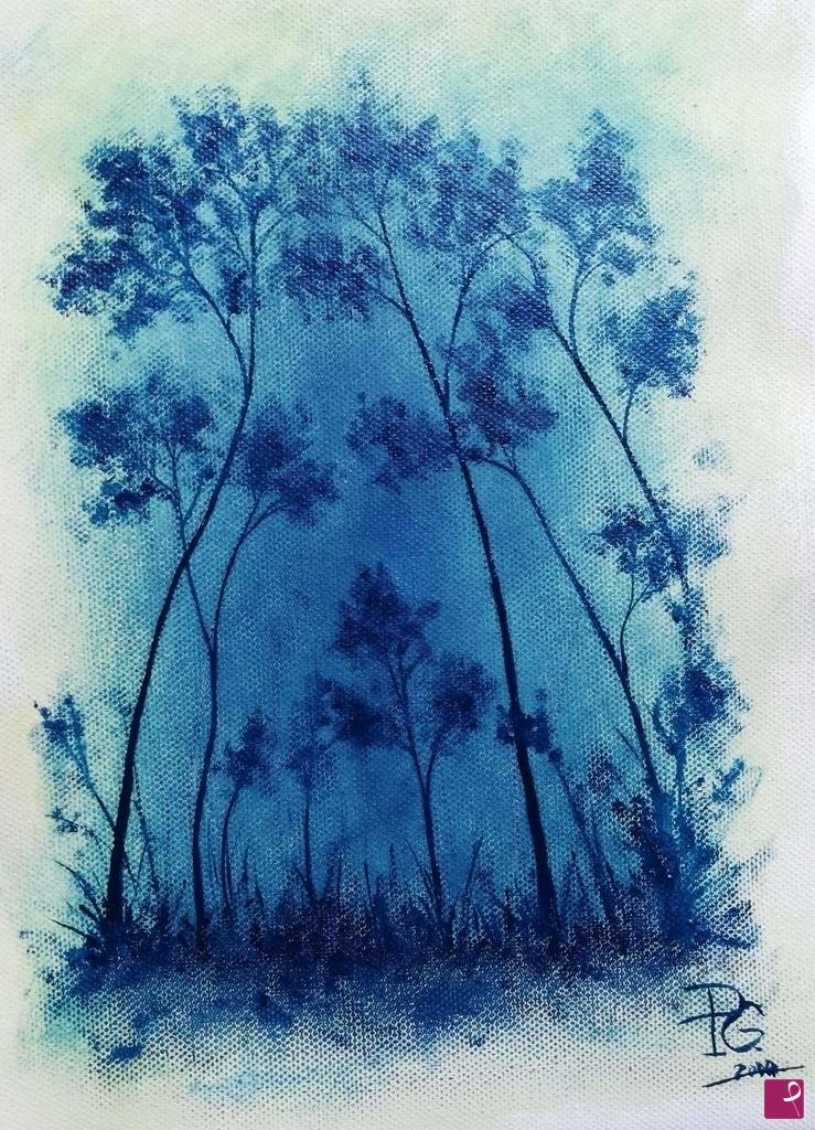 quadri in vendita online - Blue dream