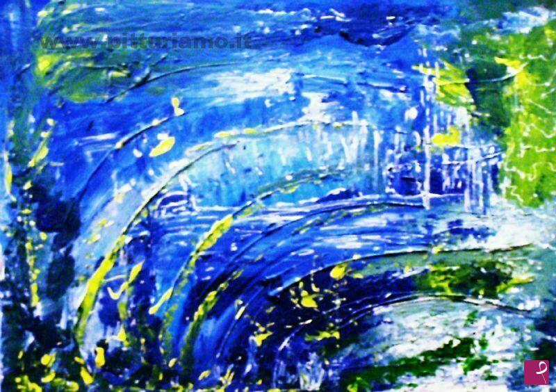 quadri in vendita online - Blue Dream