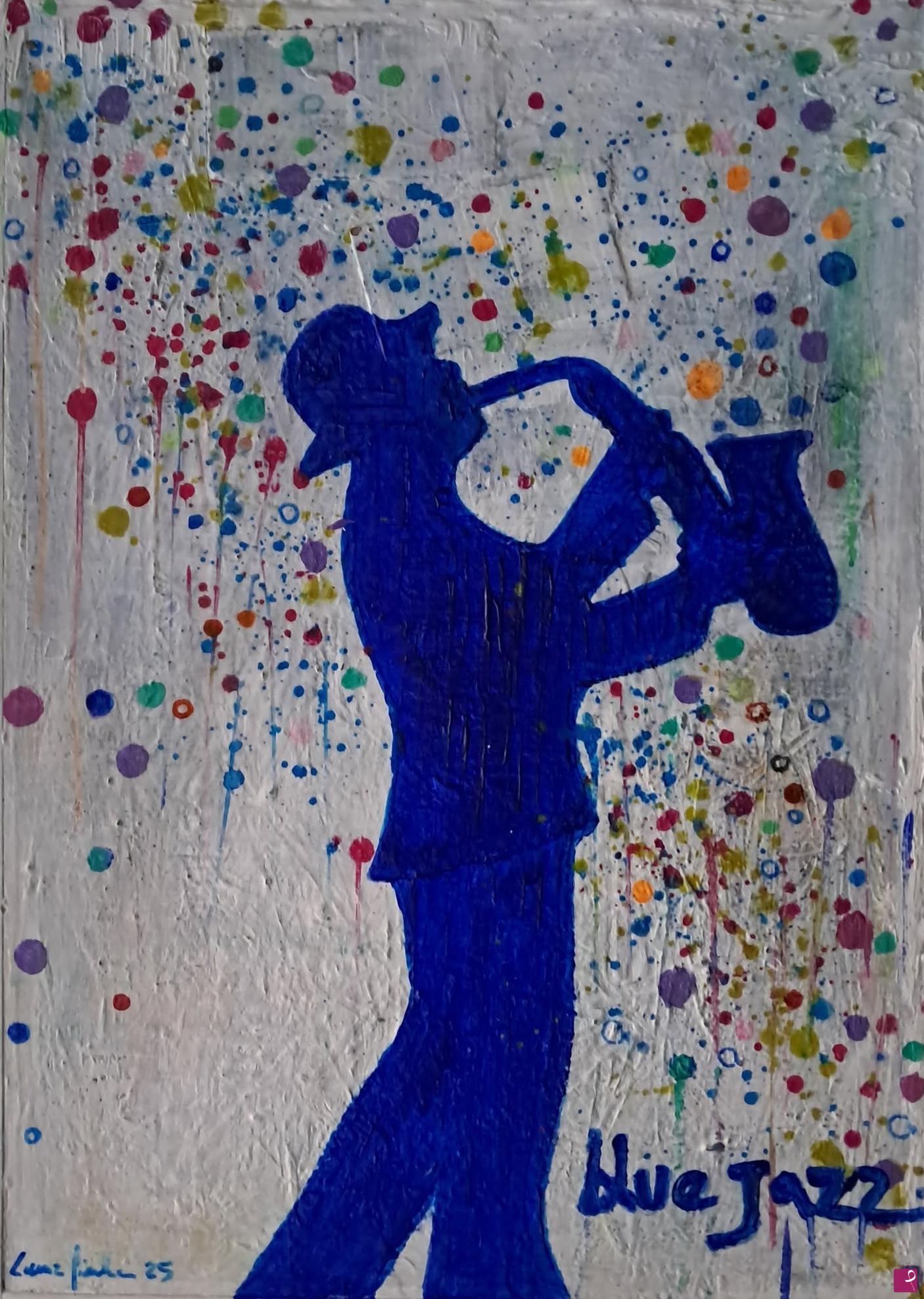 quadri in vendita online - Blue Jazz