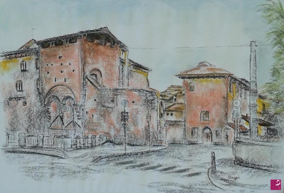 quadri in vendita online - Bologna "La rossa"