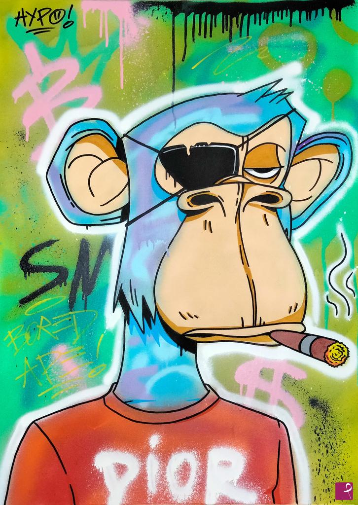 quadri in vendita online - Bored Ape Pirate x Dior