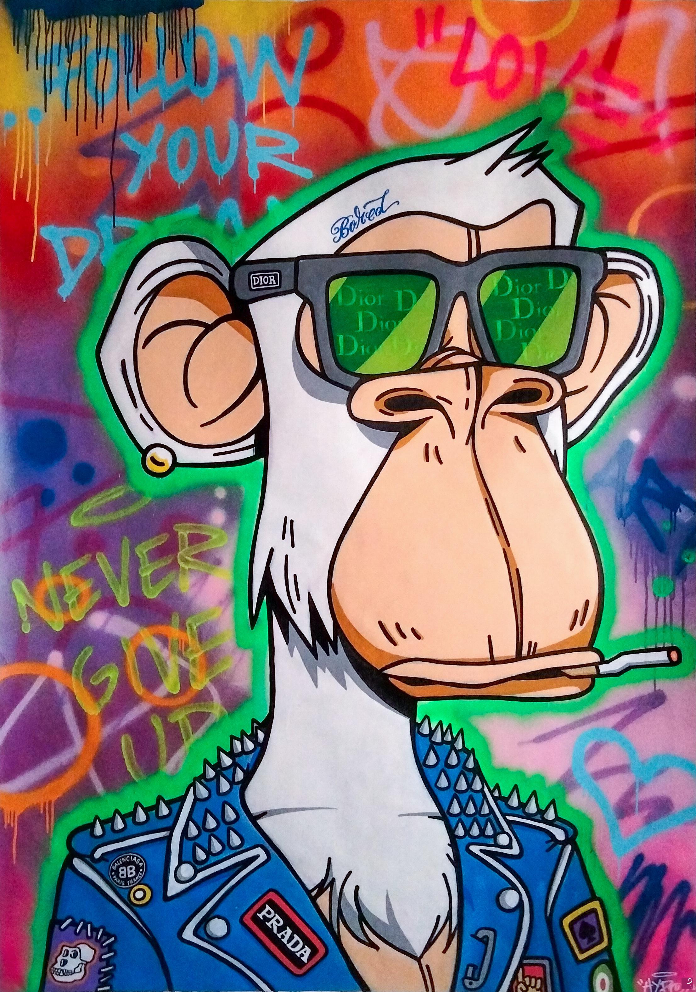 quadri in vendita online - Bored Ape Yatch Club - Dream Big