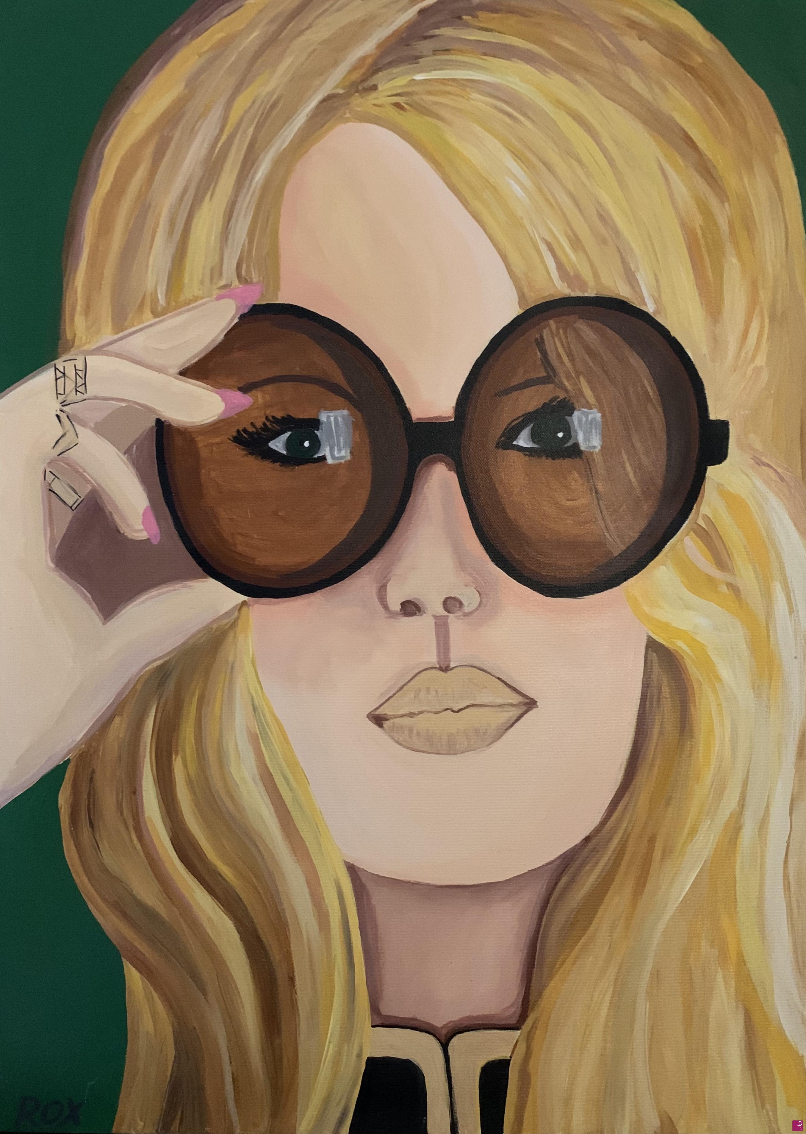 quadri in vendita online - Brigitte Bardot 