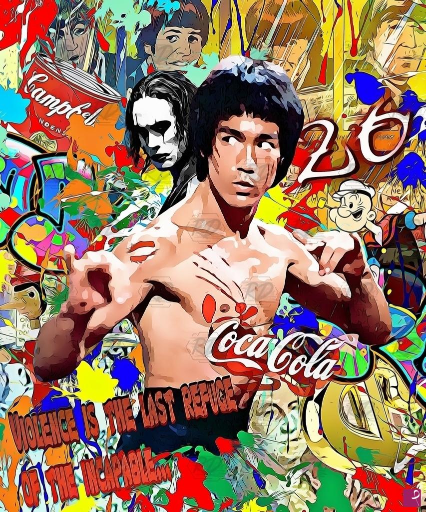 quadri in vendita online - Bruce Lee Modern
