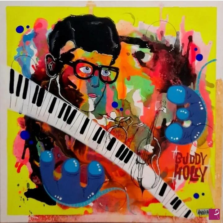quadri in vendita online - BUDDY HOLLY
