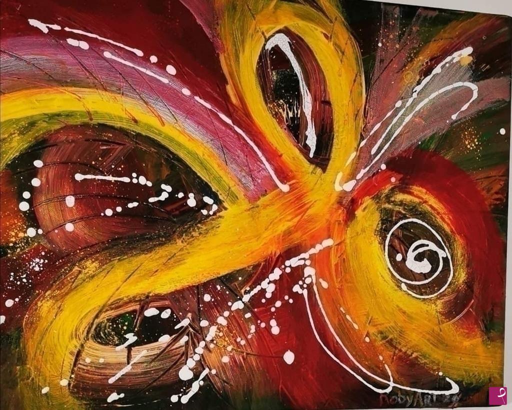 quadri in vendita online - Butterfly