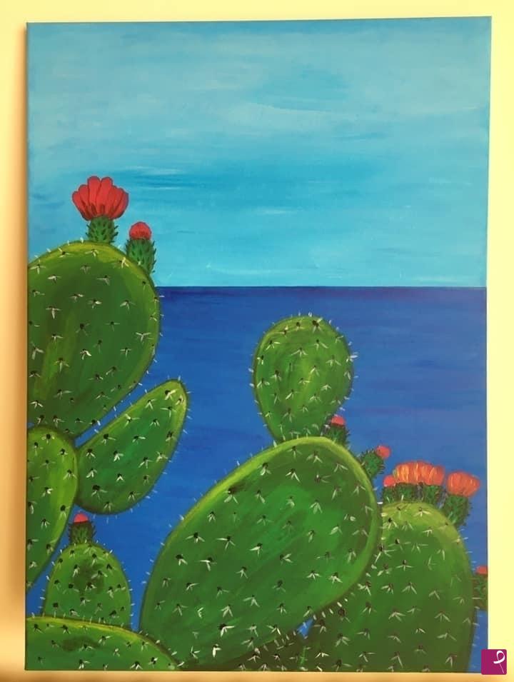 quadri in vendita online - Cactus