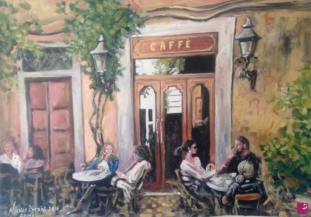 quadri in vendita online - Caffe della Pace II