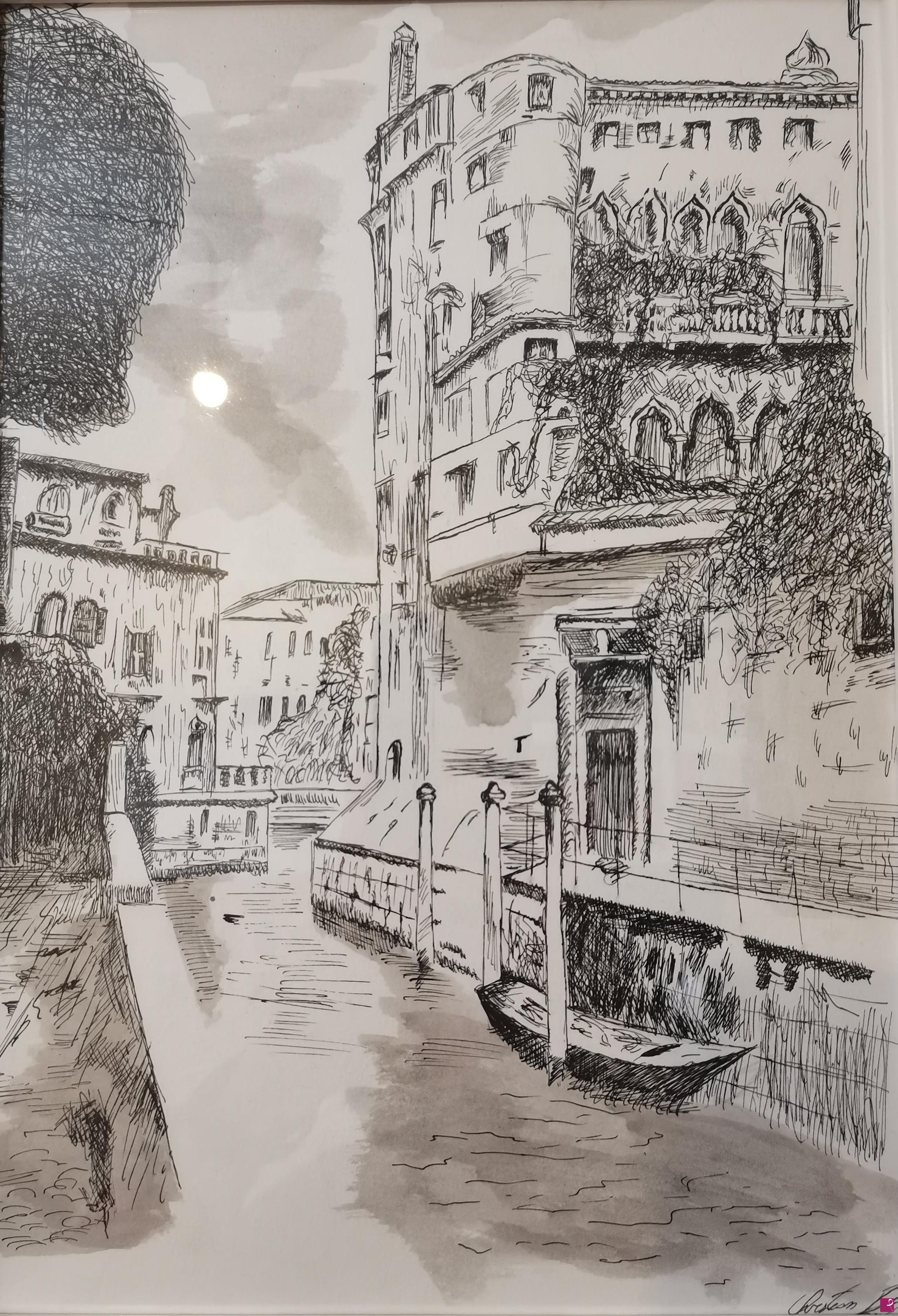 quadri in vendita online - Camminando per Venezia