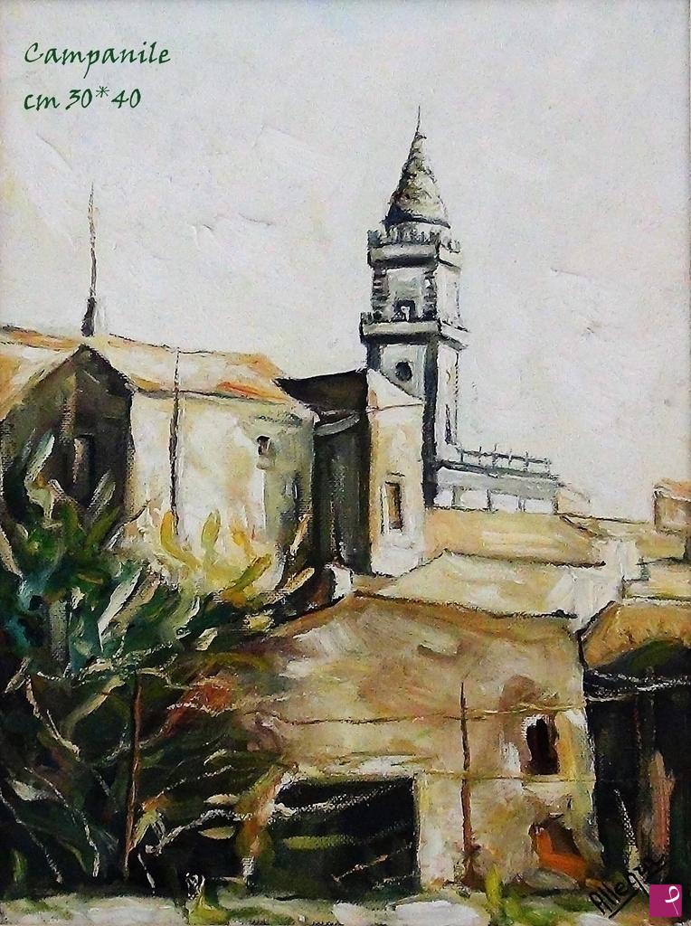 quadri in vendita online - Campanile