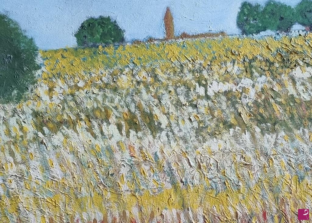 quadri in vendita online - Campo di grano