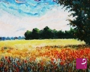 quadri in vendita online - CAMPO DI GRANO D'ESTATE 