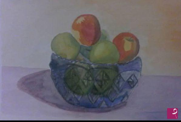 quadri in vendita online - Canestro di frutta