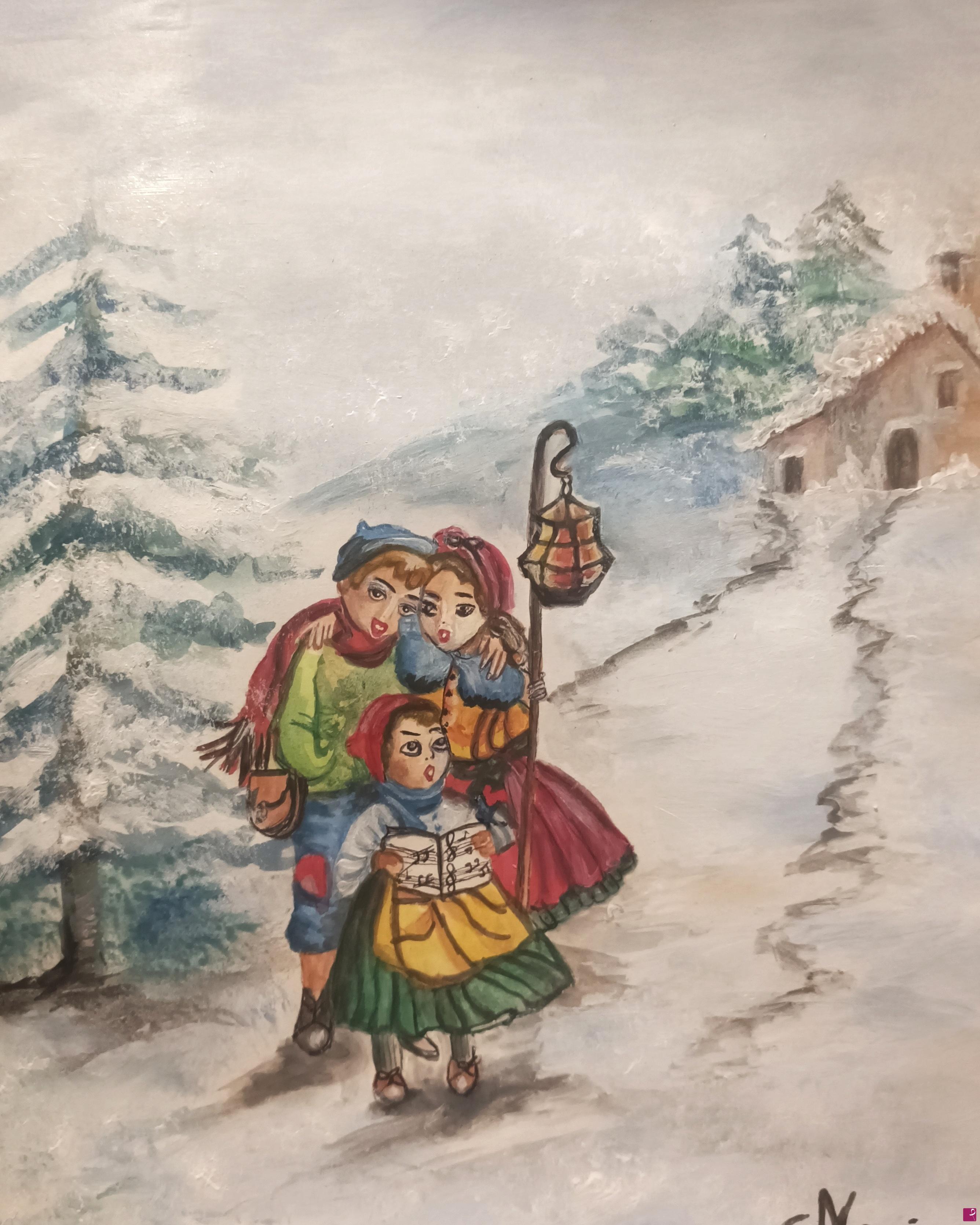 quadri in vendita online - Canti di Natale 