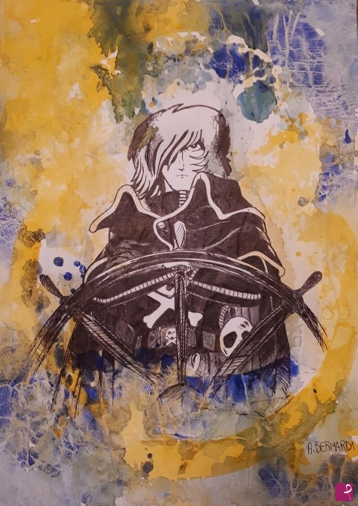 quadri in vendita online - Capitan Harlock