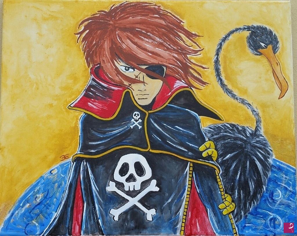 quadri in vendita online - Capitan Harlock