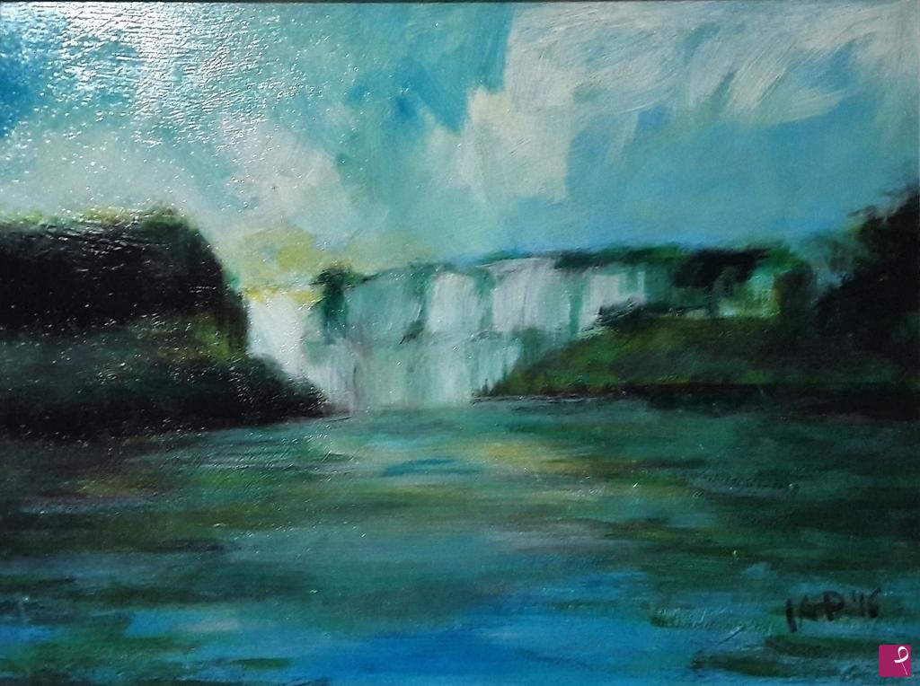 quadri in vendita online - Cascadas de Iguazú