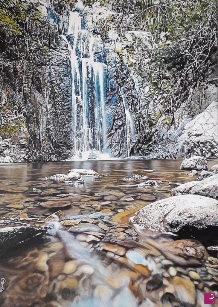 quadri in vendita online - Cascate Sos Molinos Bonarcado