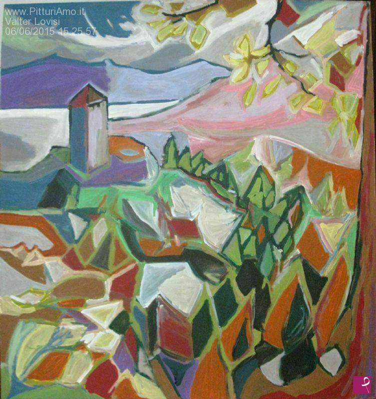 quadri in vendita online - Castello - Astratto 100 x 106
