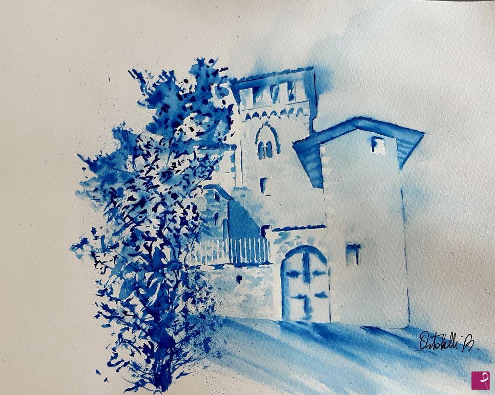 quadri in vendita online - Castello a Gorle