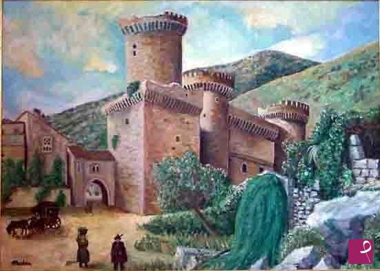 quadri in vendita online - Castello baronale di Fondi (lt)