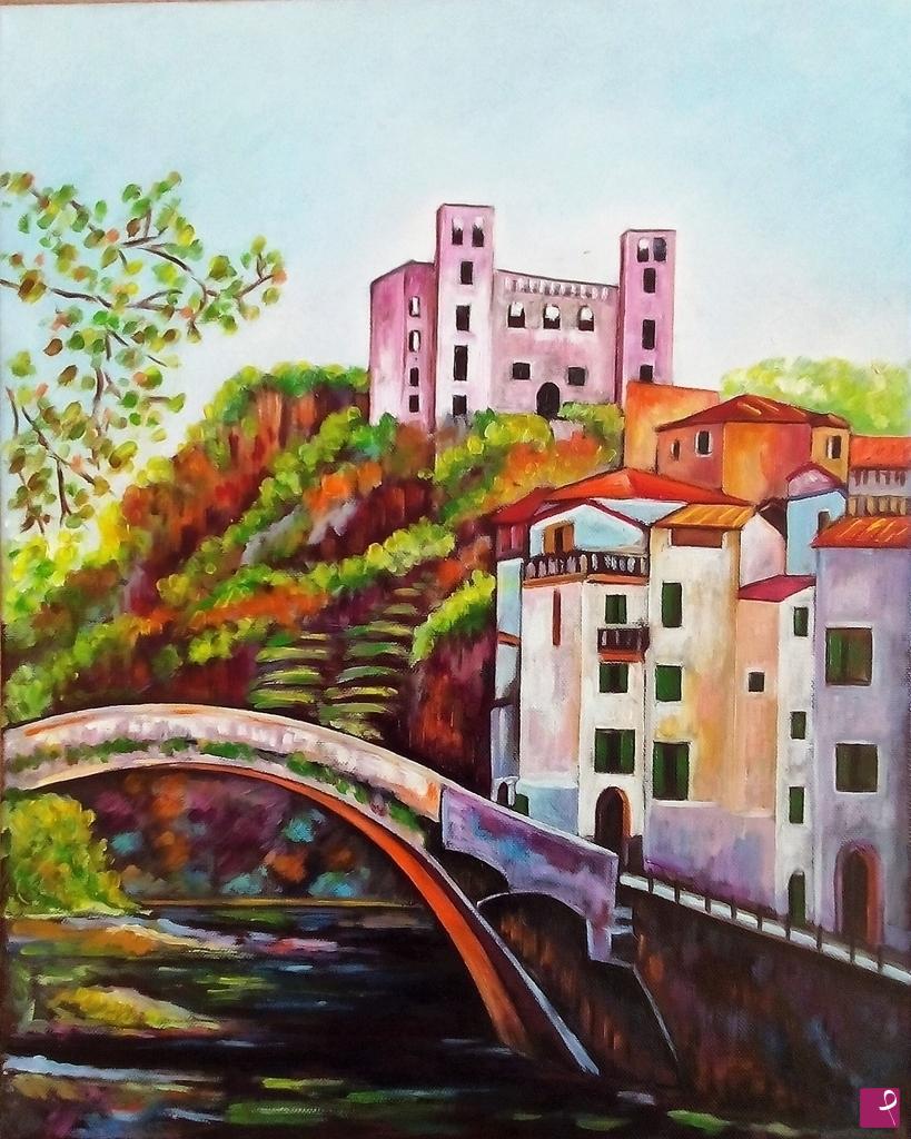 quadri in vendita online -  CASTELLO DORIA - DOLCEACQUA (2016)