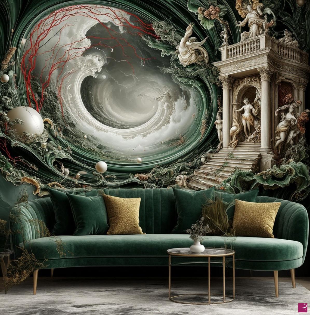 quadri in vendita online - Castle interior