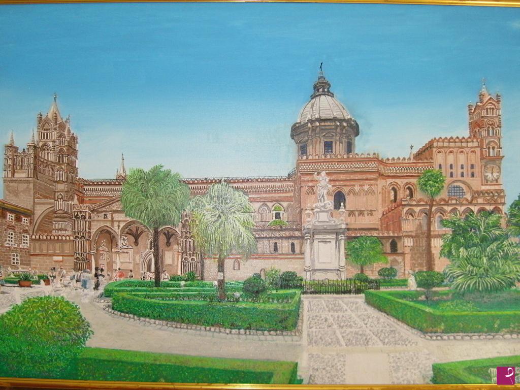 quadri in vendita online - CATTRDRALE COMPLETA ( PALERMO )