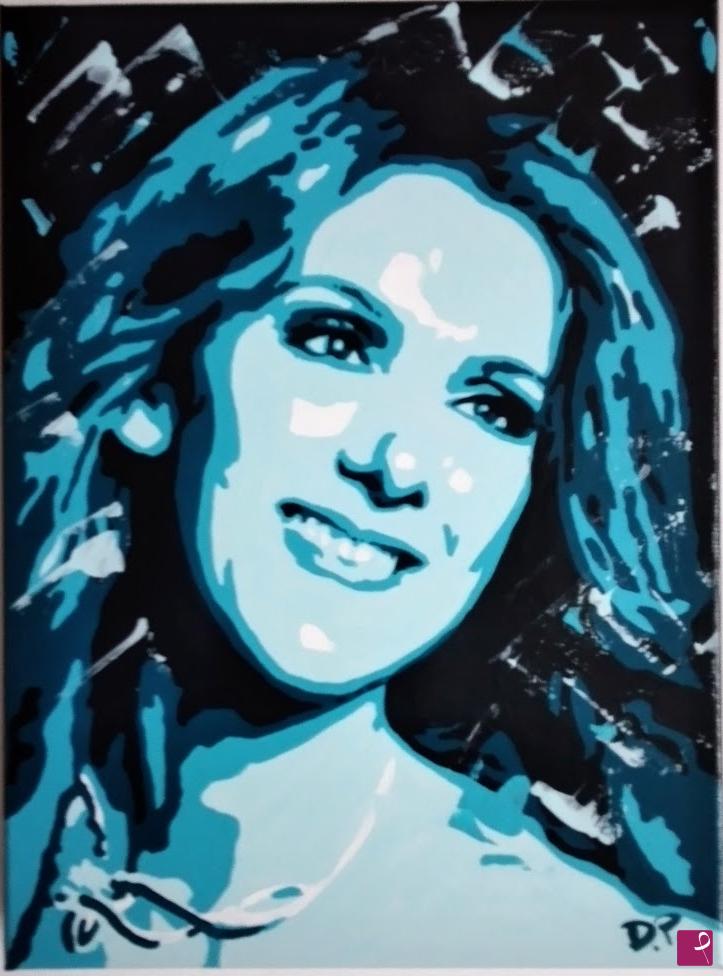 quadri in vendita online - Celine Dion