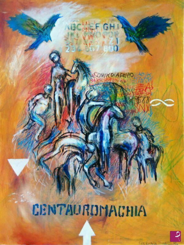 quadri in vendita online - Centauromachia
