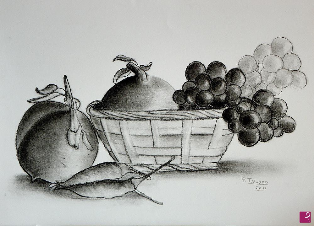 quadri in vendita online - Cestino di frutta