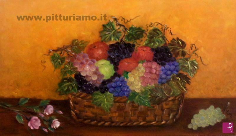 quadri in vendita online - cesto di frutta