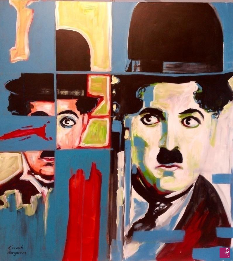 quadri in vendita online - Charles Chaplin