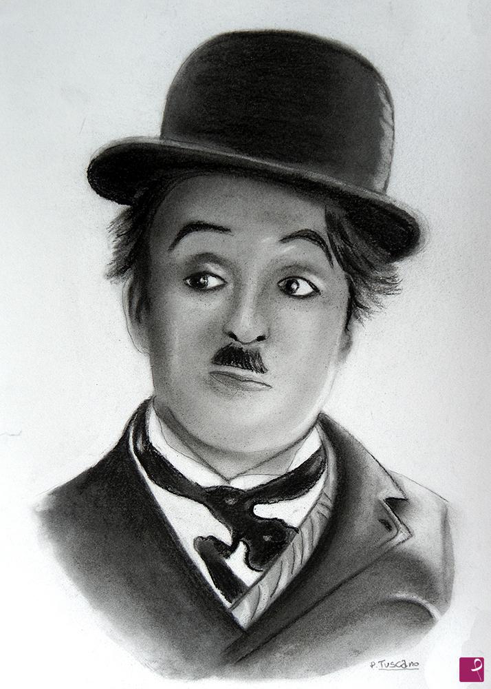 quadri in vendita online - Charlie Chaplin