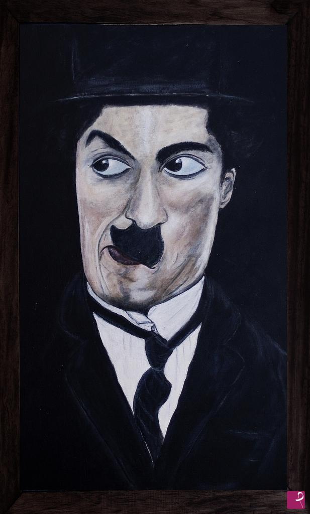 quadri in vendita online - Charlie Chaplin