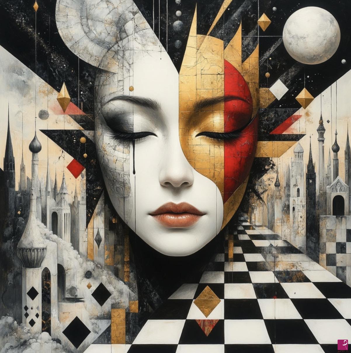 quadri in vendita online - Chess queen